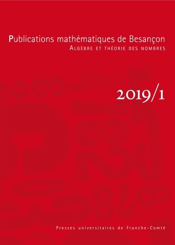Christophe Delaunay - Publications mathématiques de Besançon N° 1/2019 : .