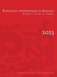 Algèbre et theorie des nombres