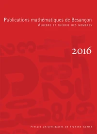 Publications mathématiques de Besançon