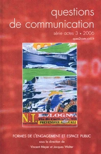 Formes de l'engagement et espace public