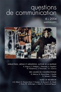 Jacques Walter - Questions de communication N° 6/2004 : Intellectuels, médias et médiations - Autour de la Baltique.