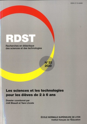 RDST N° 22-2020 Les sciences et les technologies pour les élèves de 2 à 6 ans