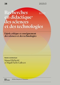 Manuel Bächtold et Magali Fuchs-Gallezot - RDST N° 28-2023 : Esprit critique et enseignement des sciences et des technologies.
