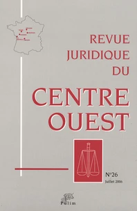 Revue juridique du Centre-Ouest N° 26