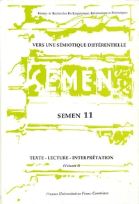 Texte, lecture, interprétation