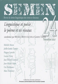 Linguistique et poésie : le poème et ses réseaux