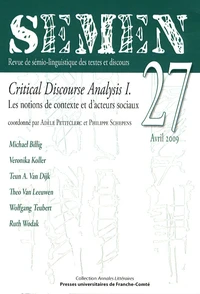 Critical Discourse Analysis