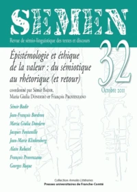 Epistémologie et éthique de la valeur : du sémiotique au rhétorique (et retour)