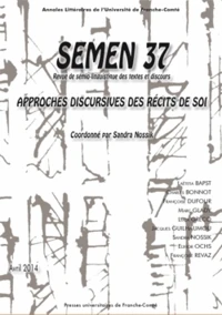 Approches discursives des récits de soi