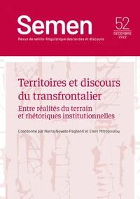 Territoires et discours du transfrontalier
