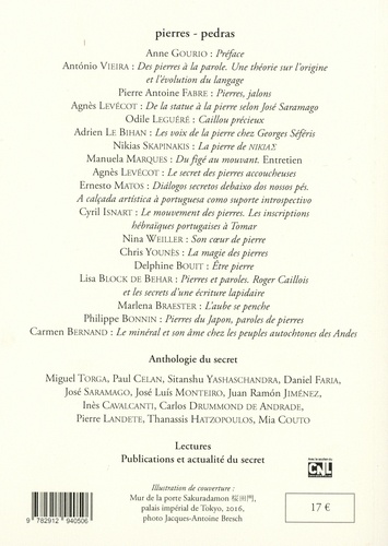 Sigila N° 51, printemps-été 2023 Pierres. Textes en français et en portugais