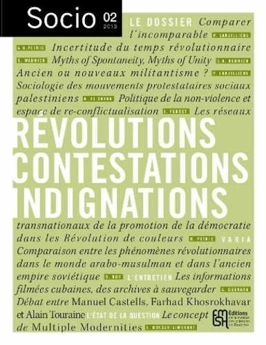 Michel Wieviorka - Socio N° 2, Décembre 2013 : Révolutions, contestations, indignations.