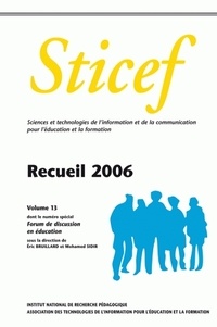 Eric Bruillard - Sticef N° 13 : Recueil 2006.