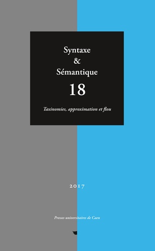 Francine Gerhard-Krait - Syntaxe & Sémantique N° 18/2017 : .