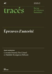 Epreuves d'autorité