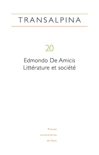 Edmondo De Amicis : littérature et société