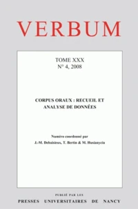 Corpus oraux : recueil et analyse de données