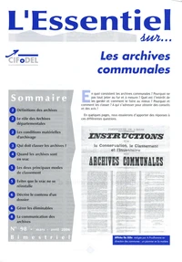 Les archives communales