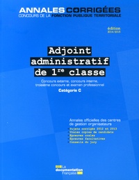  CIG petite couronne - Adjoint administratif de 1re classe - Catégorie C.