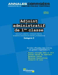 Adjoint administratif de 1re classe