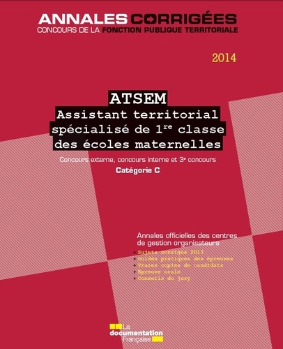  CIG petite couronne - ATSEM : agent territorial spécialisé de 1re classe des écoles maternelles - Concours externe, concours interne et 3e concours, catégorie C.