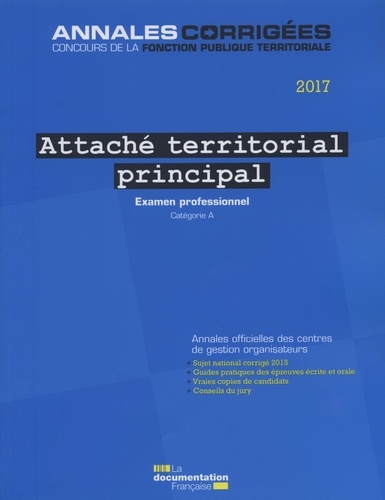  CIG petite couronne - Attaché territorial principal - Examen professionnel Catégorie A.