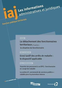 Le détachement des fonctionnaires territoriaux : la situation du fonctionnaire