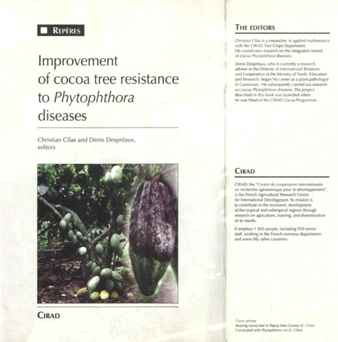 Improvement of cocoa tree resistance to phytophtora diseases