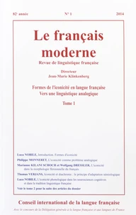 Formes de l'iconicité en langue française, vers une linguisitique analogique