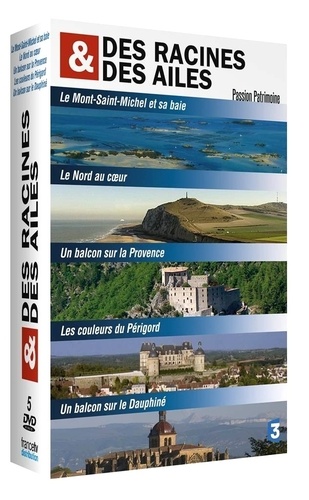 CINE SOLUTIONS - Des racines et des ailes - Passion patrimoine : Le Mont saint-Michel., Le Nord, La Provence, Le Périgord, Le Dauphiné - Coffret 5 Dvd