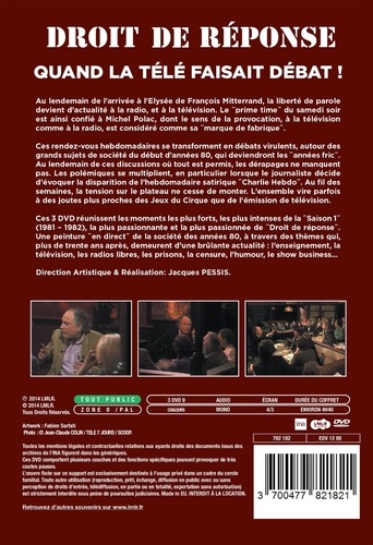 Droits de réponse - Michel Polac - Coffret 4 Dvd