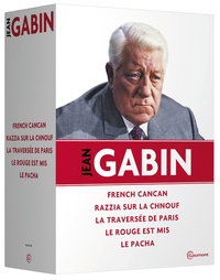 CINE SOLUTIONS - Jean Gabin : French Cancan, Razzia sur la chnouf, La traversée de Paris, Le rouge est mis, Le pacha - Coffret 5 Dvd
