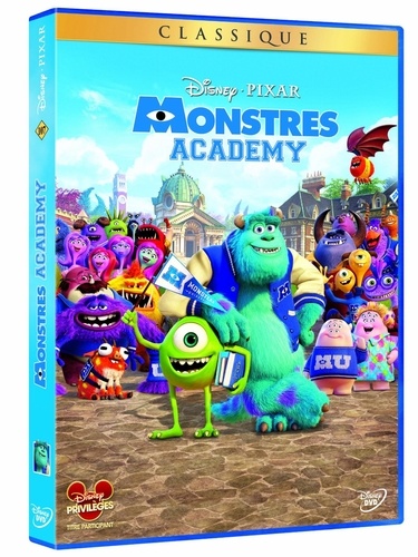 CINE SOLUTIONS - Monstres Academy - Disney - Dvd