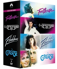 Paramount Collection Danse : Footloose + La fièvre du samedi soir + Flashdance + Grease - Coffret 4 Dvd
