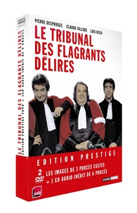 Pierre Desproges, Claude Villers, Luis Rego - Le tribunal des flagrants délires - Double Dvd + 1 CD audio