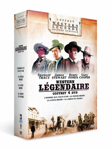 CINE SOLUTIONS - Western légendaire : L'homme aux colts d'or, La flèche brisée, La lance brisée, Le jardin du diable - Coffret 4 Dvd