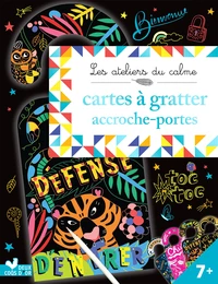 Cartes à gratter accroche-portes