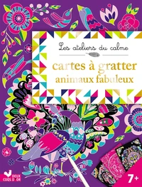 Cartes à gratter animaux fabuleux