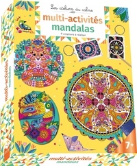 Cinzia Sileo et Estelle Tchatcha - Coffret multi-activités mandalas - 9 créations à réaliser ; Avec un livret de 8 pages inclus.