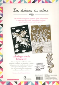 Coloriages dorés fabuleux