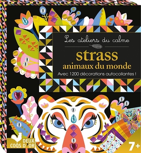 Cinzia Sileo - Strass animaux du monde - Avec 1 200 décorations autocollantes !.