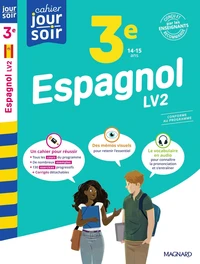 Espagnol 3e LV2 - Cahier Jour Soir