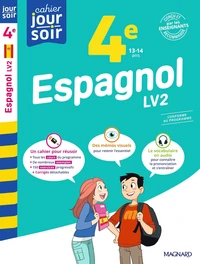 Espagnol 4e LV2 - Cahier Jour Soir