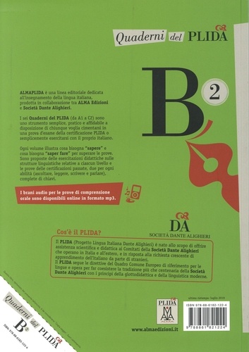 Quaderni del PLIDA B2. L'italiano scritto parlato certificato
