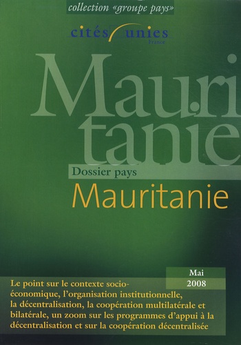 Cités Unies France - Dossier pays Mauritanie.