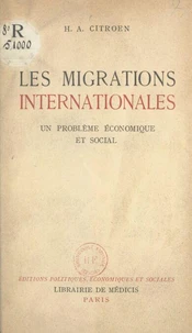 Les migrations internationales