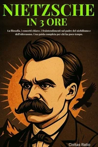 Nietzsche in 3 Ore: La filosofia, i concetti chiave, i fraintendimenti sul padre del nichilismo e dell’oltreuomo. Una guida completa per chi ha poco tempo.