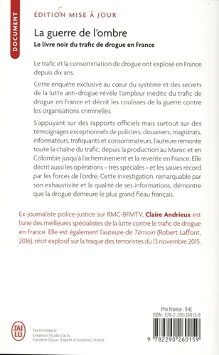 La guerre de l'ombre. Le livre noir du trafic de drogue en France  édition actualisée - Occasion
