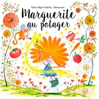 Claire Bajen-Castells et  Sillousoune - Marguerite  : Marguerite au potager.