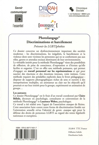 Photolangage, discrimination et harcèlement. Prévenir les LGBTIphobies